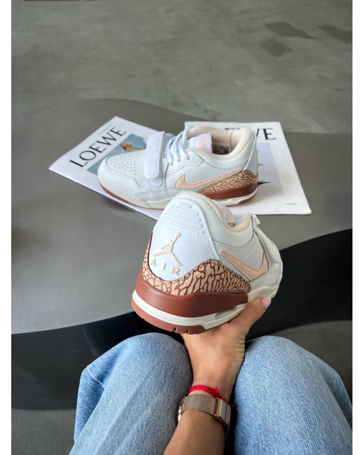 Jordan Legacy 312 Low White Beige