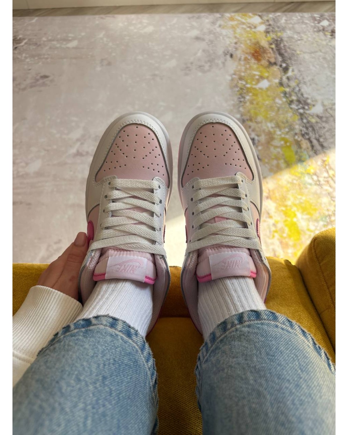 Nike Dunk Low Pink White