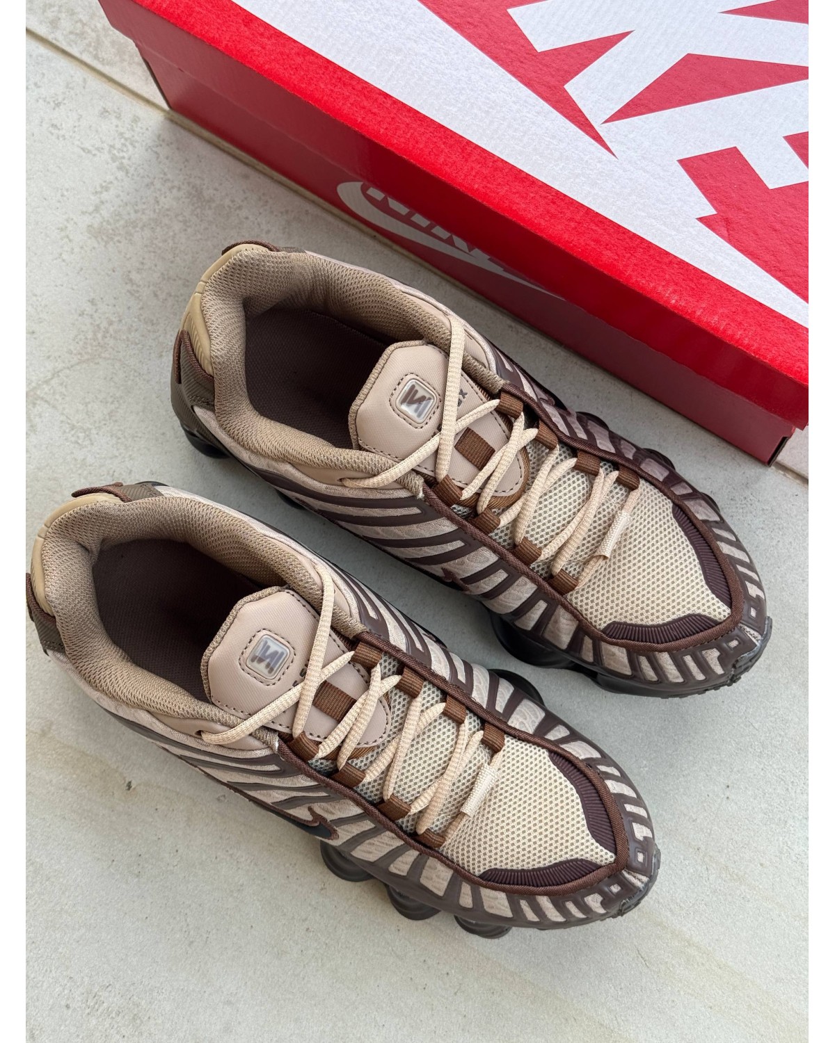 Nike Shox TL Khaki Ironstone Off Noir