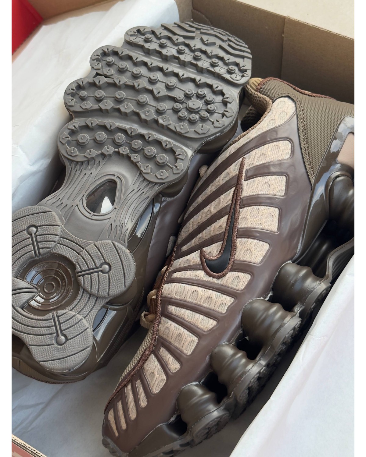 Nike Shox TL Khaki Ironstone Off Noir