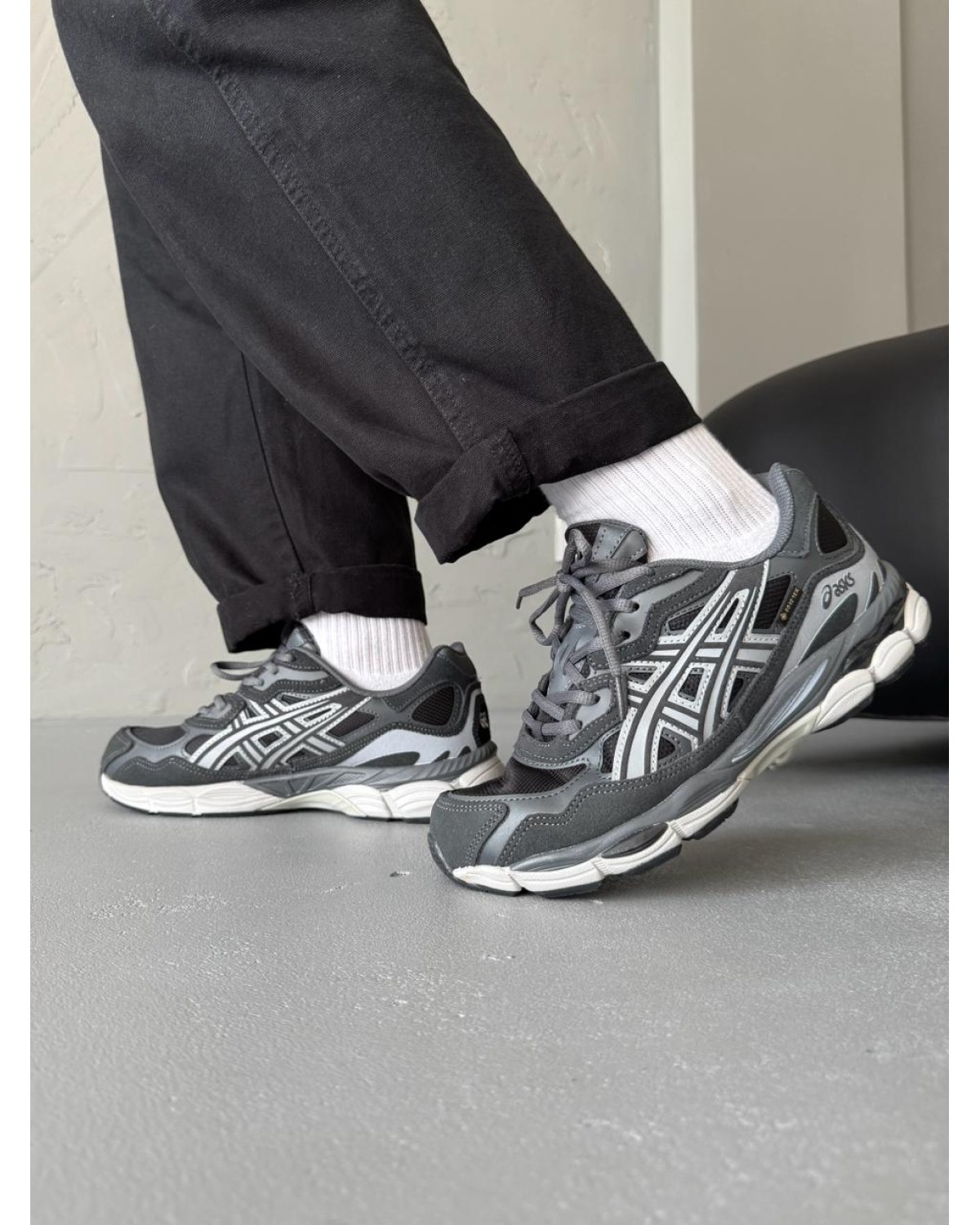 Asics Gel-NYC Grey/Silver Gore-Tex