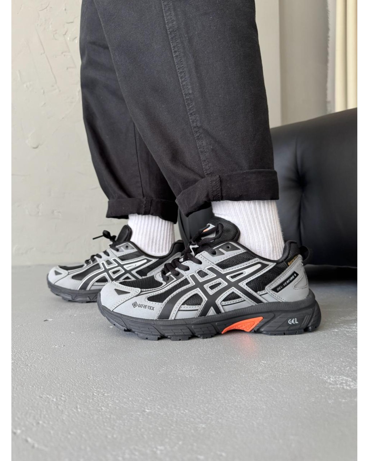 Asics Gel-Venture 6 Grey/Black Gore-Tex ASC-0197