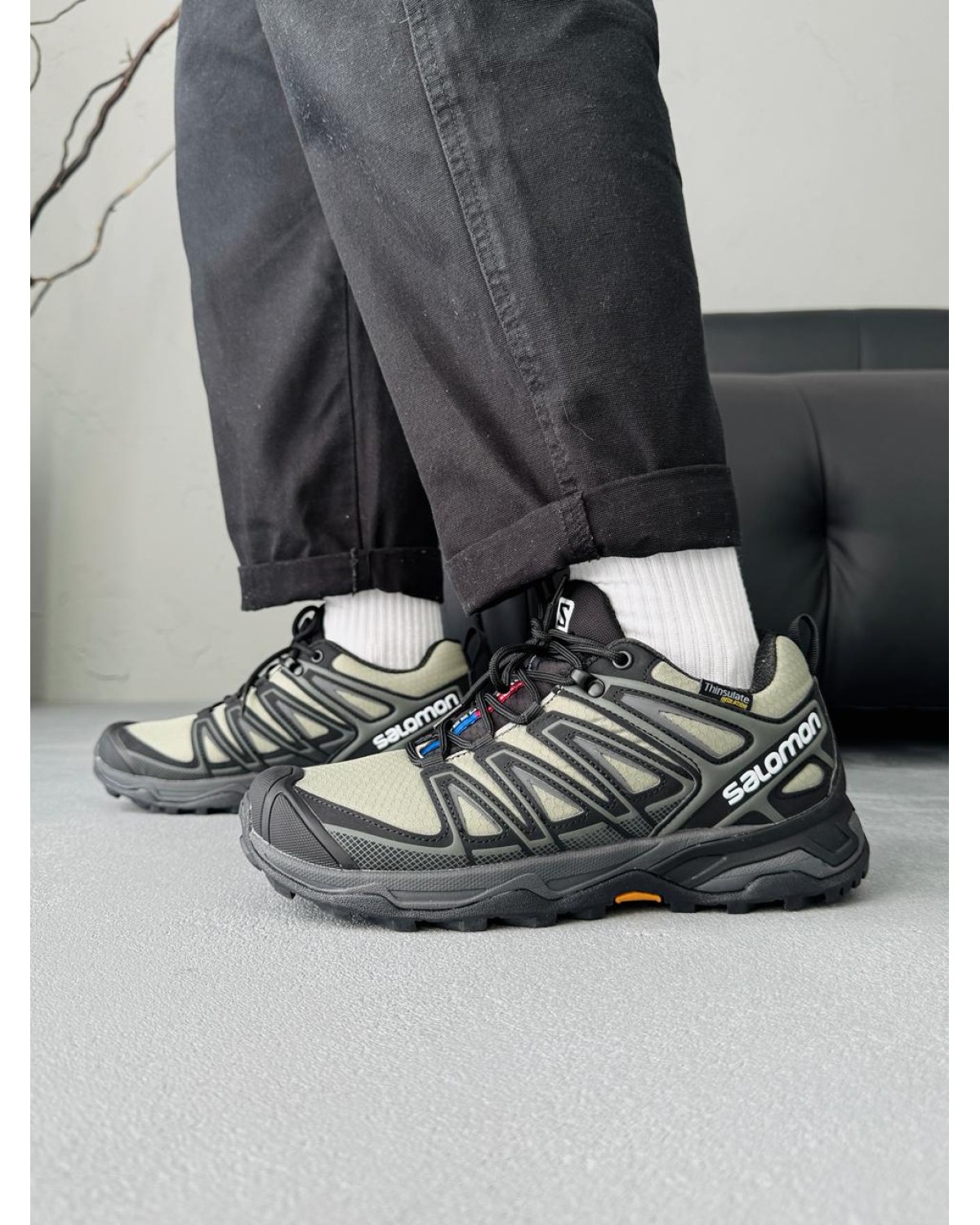 Salomon Speed Cross Pro Khaki/Black Gore-Tex