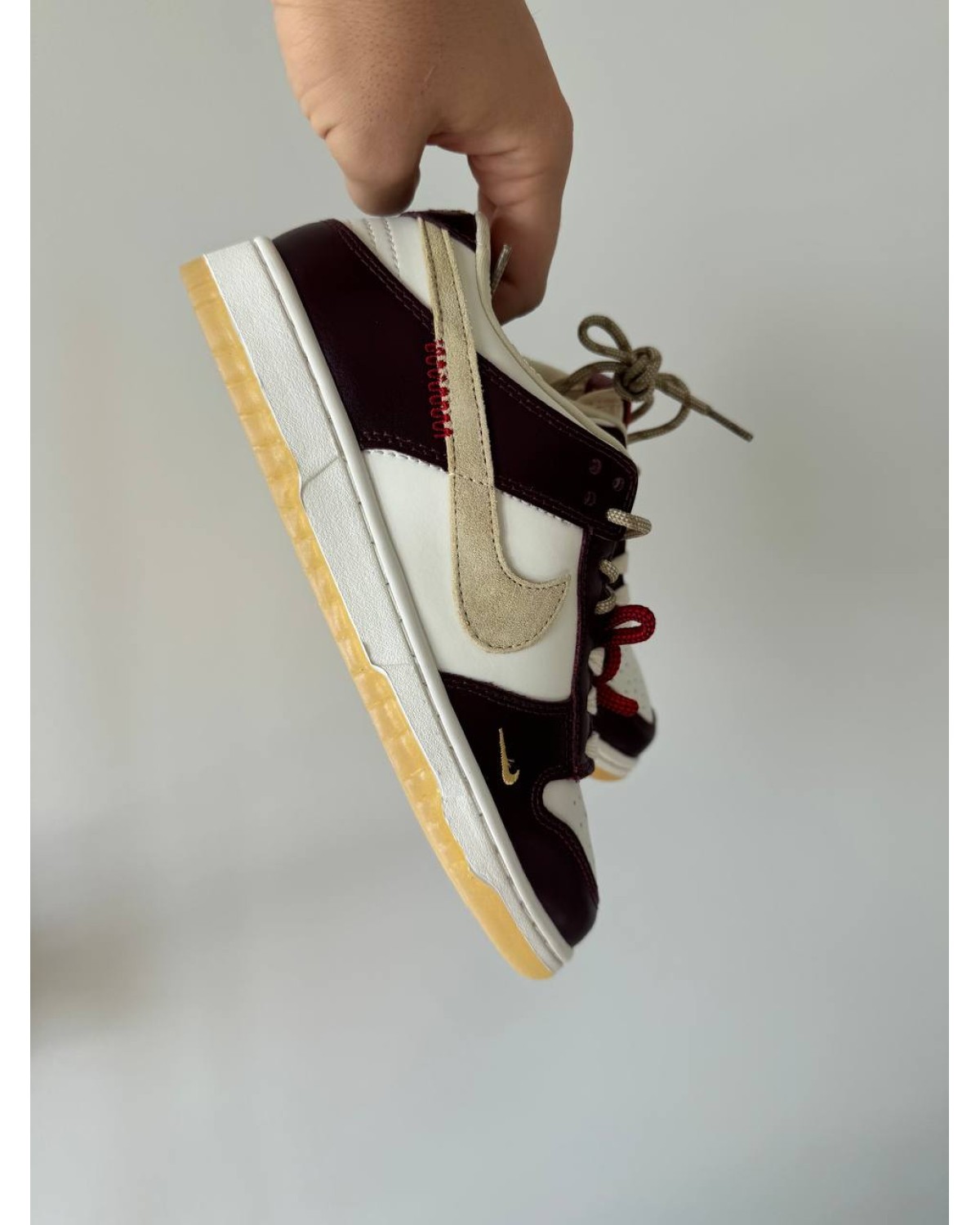 Nike Dunk LX White Maroon