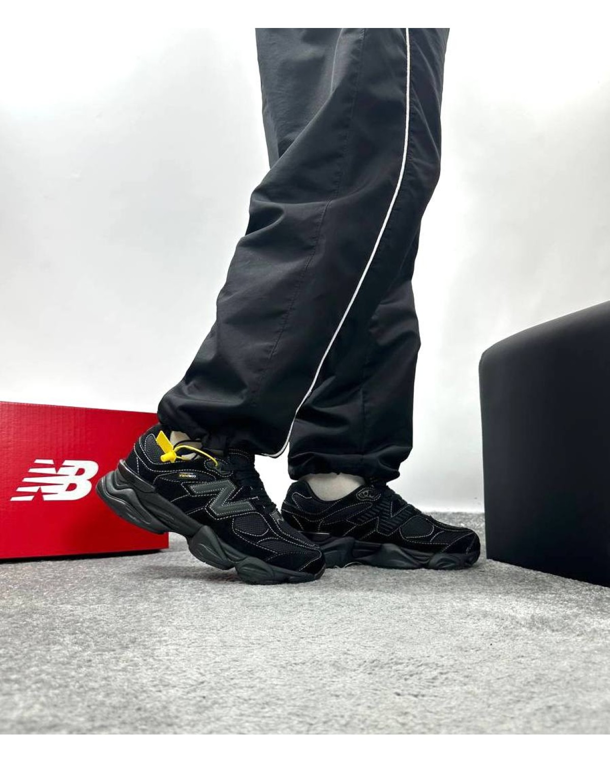 New Balance 9060 Total Black Cordura