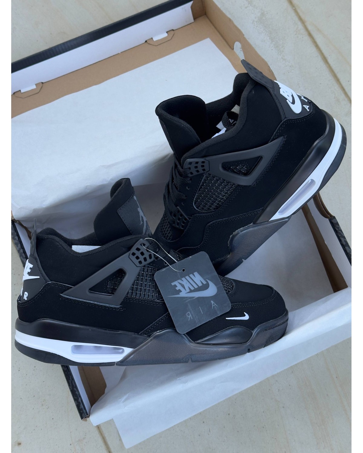 Nike Air Jordan 4 Nigel 'Brick by Brick' Black Nike Air Jordan 4 Nigel 'Brick by Brick' Black