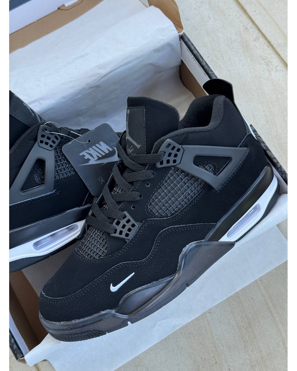 Nike Air Jordan 4 Nigel 'Brick by Brick' Black Nike Air Jordan 4 Nigel 'Brick by Brick' Black