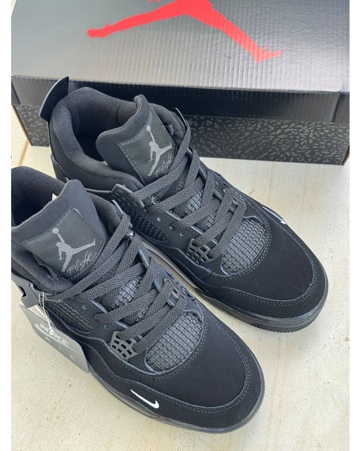 Nike Air Jordan 4 Nigel 'Brick by Brick' Black Nike Air Jordan 4 Nigel 'Brick by Brick' Black