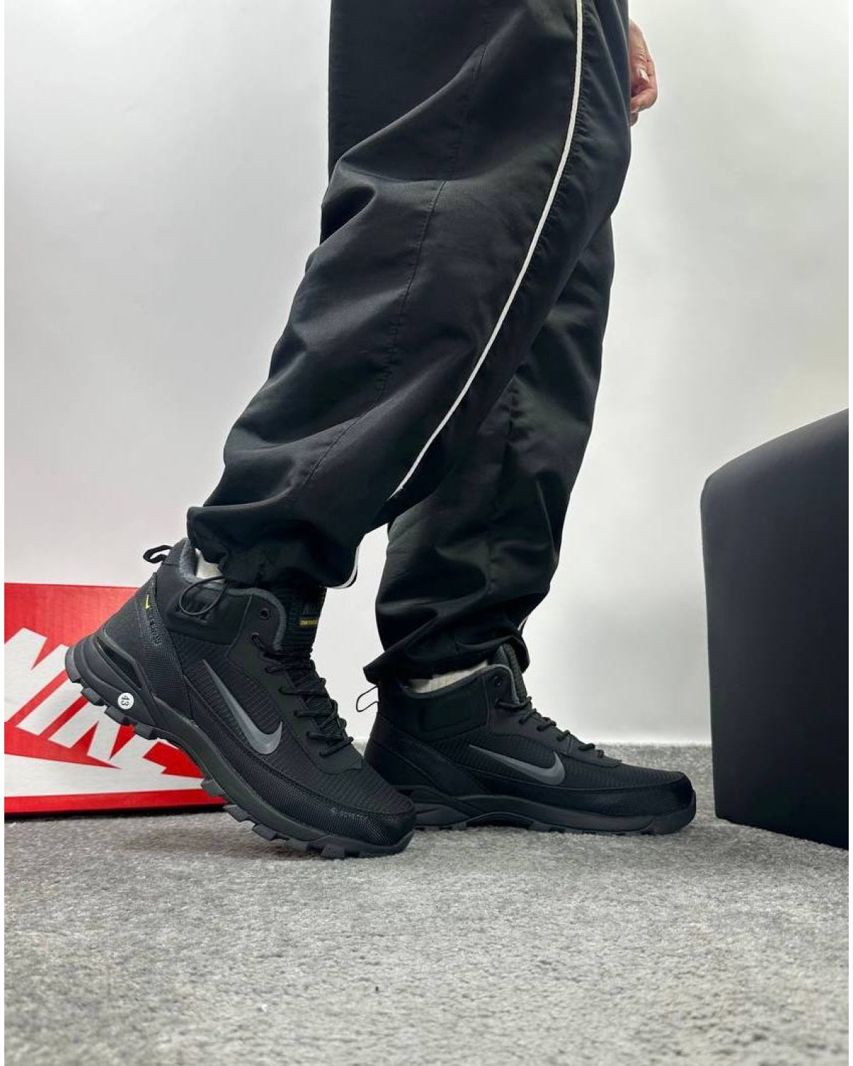 Nike Rivah High Black Grey Gore-Tex