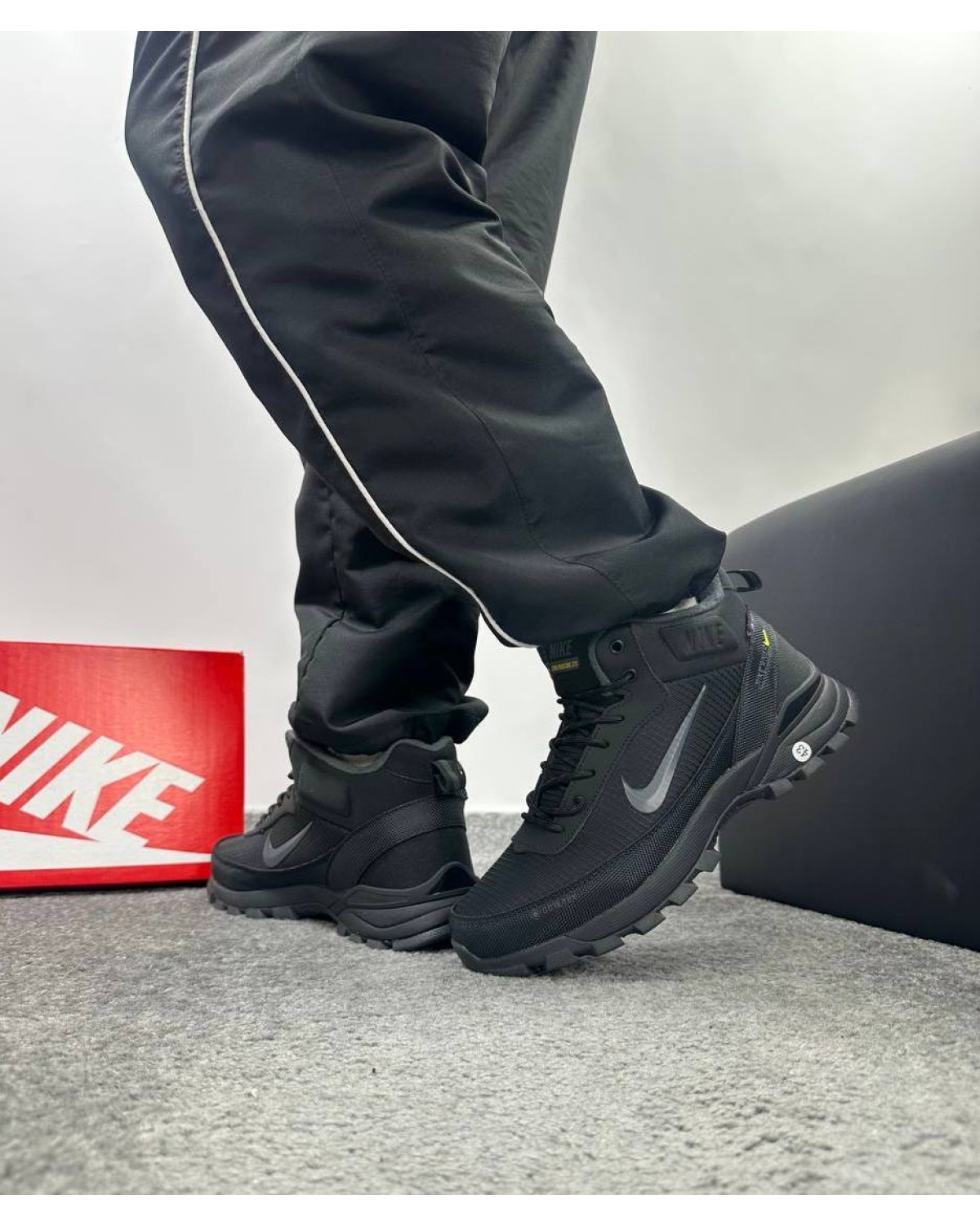 Nike Rivah High Black Grey Gore-Tex