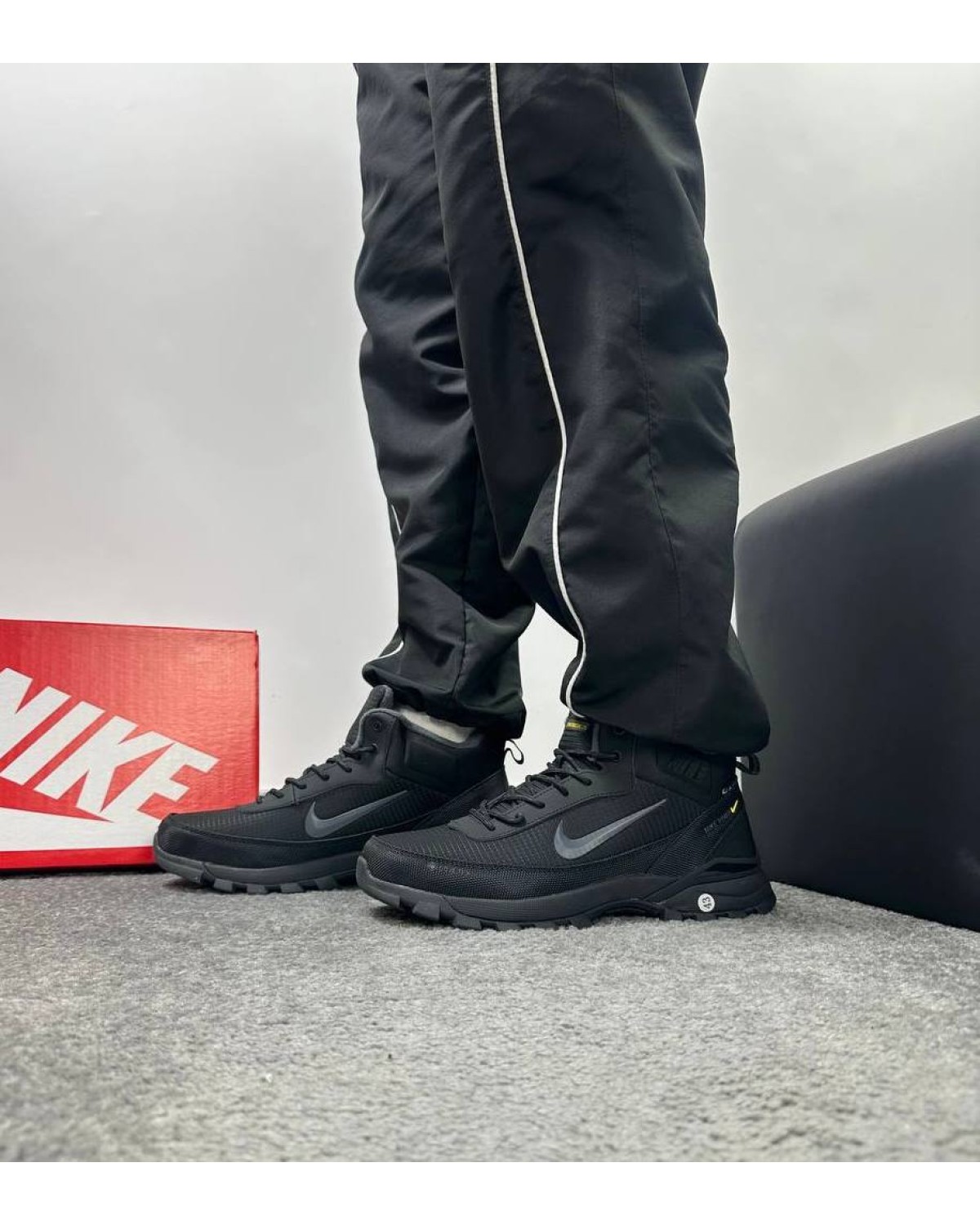 Nike Rivah High Black Grey Gore-Tex