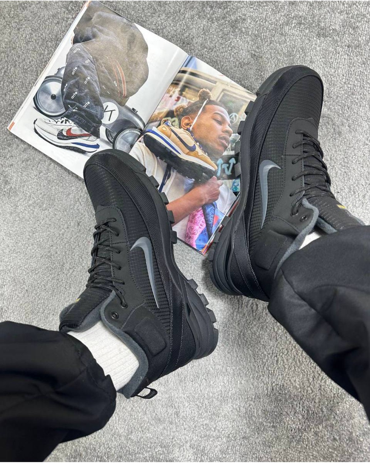 Nike Rivah High Black Grey Gore-Tex