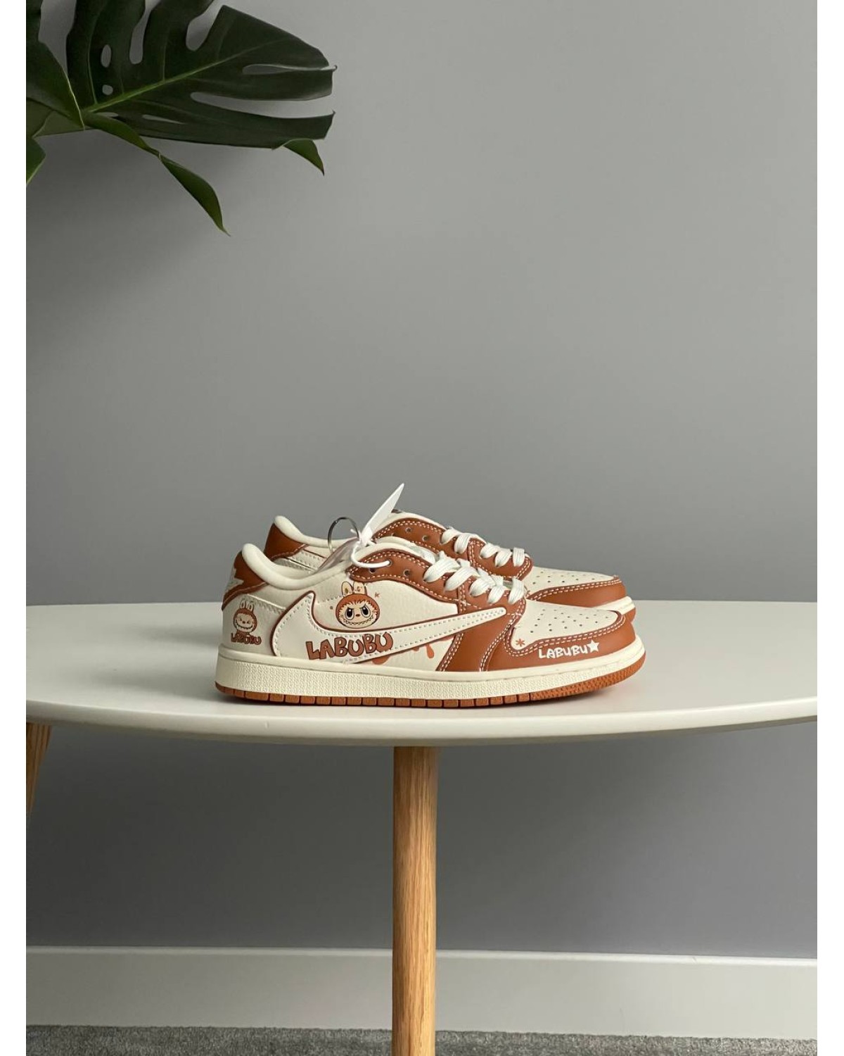 Labubu x Travis Scott x Nike Air Jordan 1 Low Beige