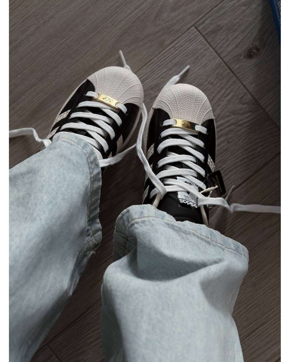 Adidas Superstar Core Black Cream White