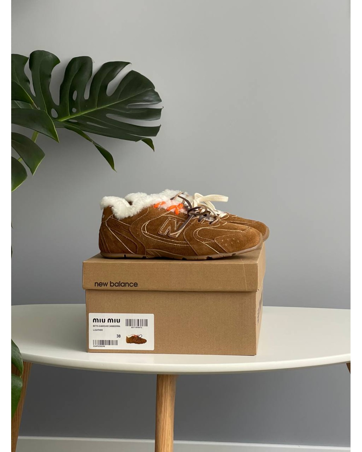 New Balance x Miu Miu 530 Brown Fur