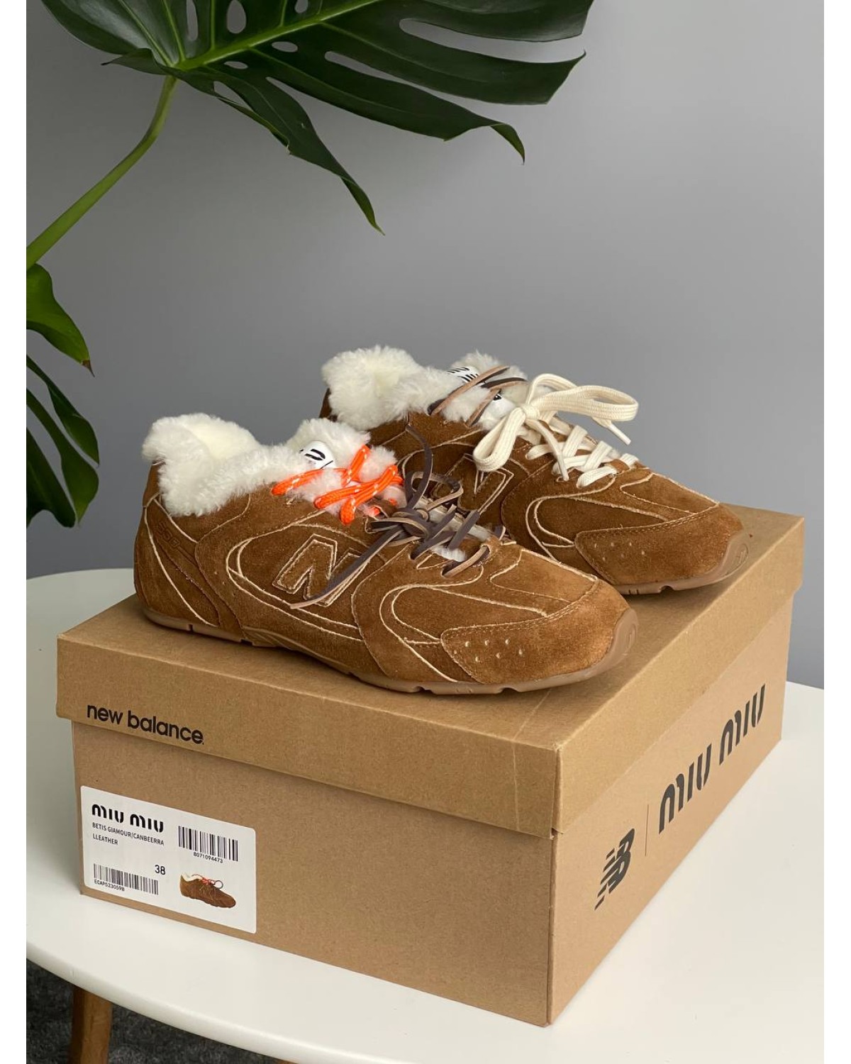 New Balance x Miu Miu 530 Brown Fur
