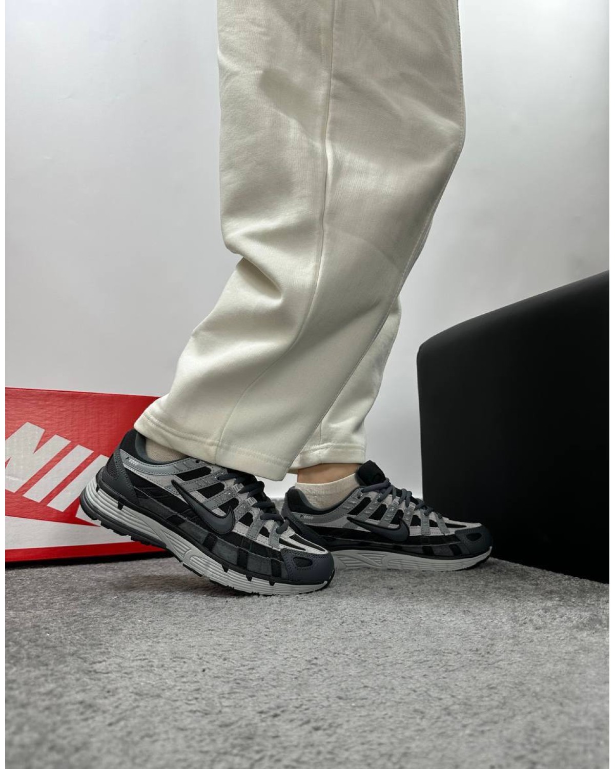 Nike P-6000 Black Grey Gore Tex