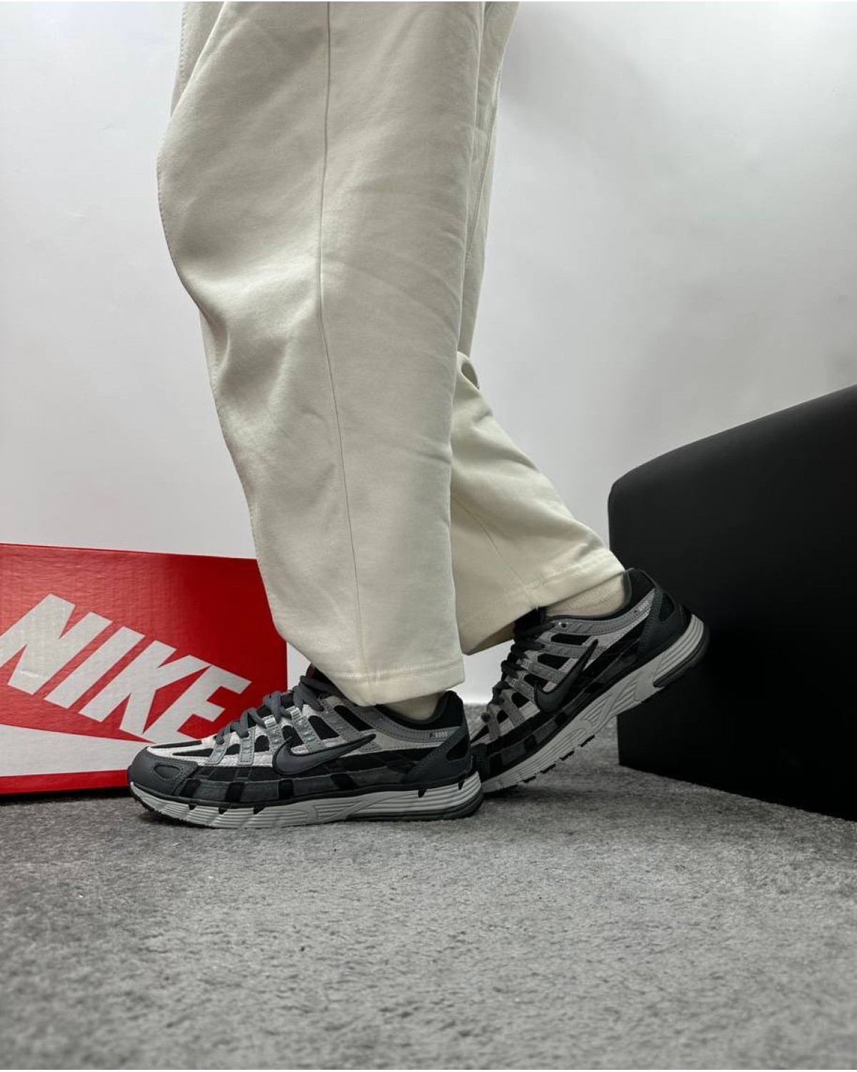 Nike P-6000 Black Grey Gore Tex