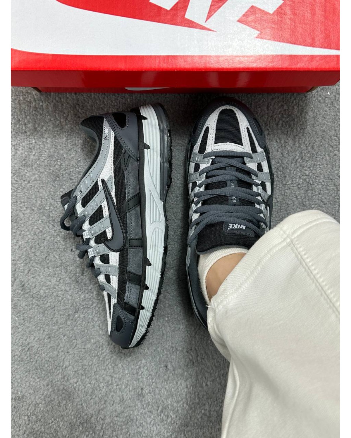 Nike P-6000 Black Grey Gore Tex