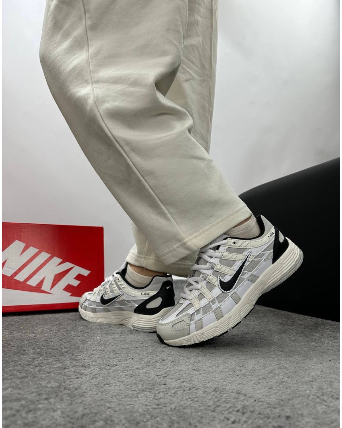 Nike P-6000 White Black Gore Tex Nike P-6000 White Black Gore Tex