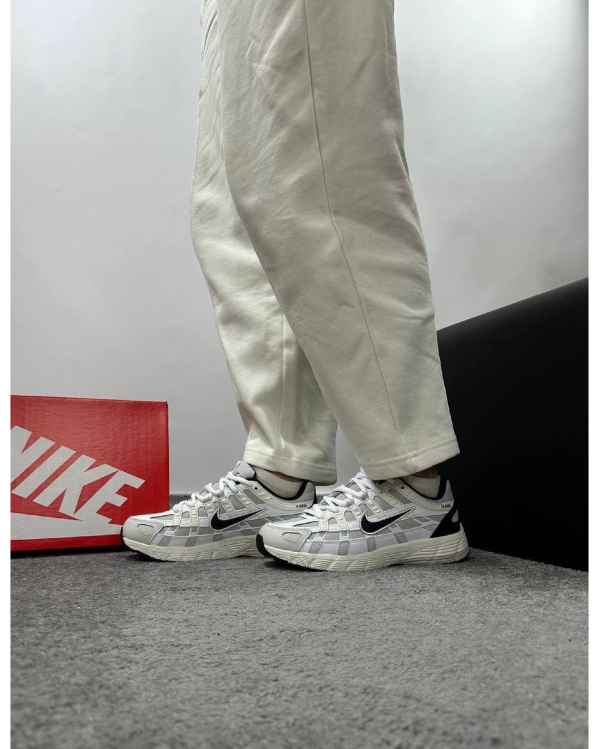 Nike P-6000 White Black Gore Tex
