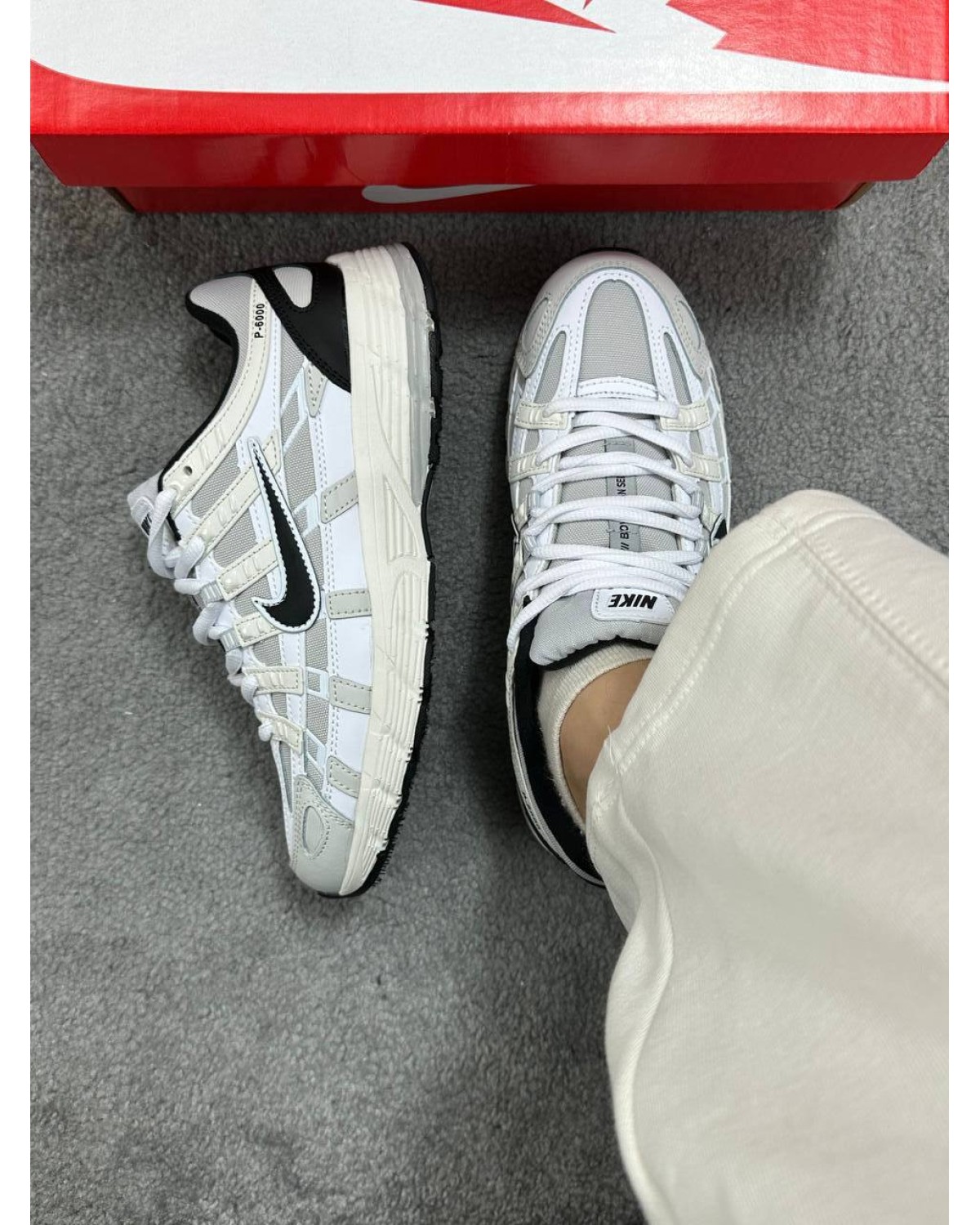 Nike P-6000 White Black Gore Tex Nike P-6000 White Black Gore Tex