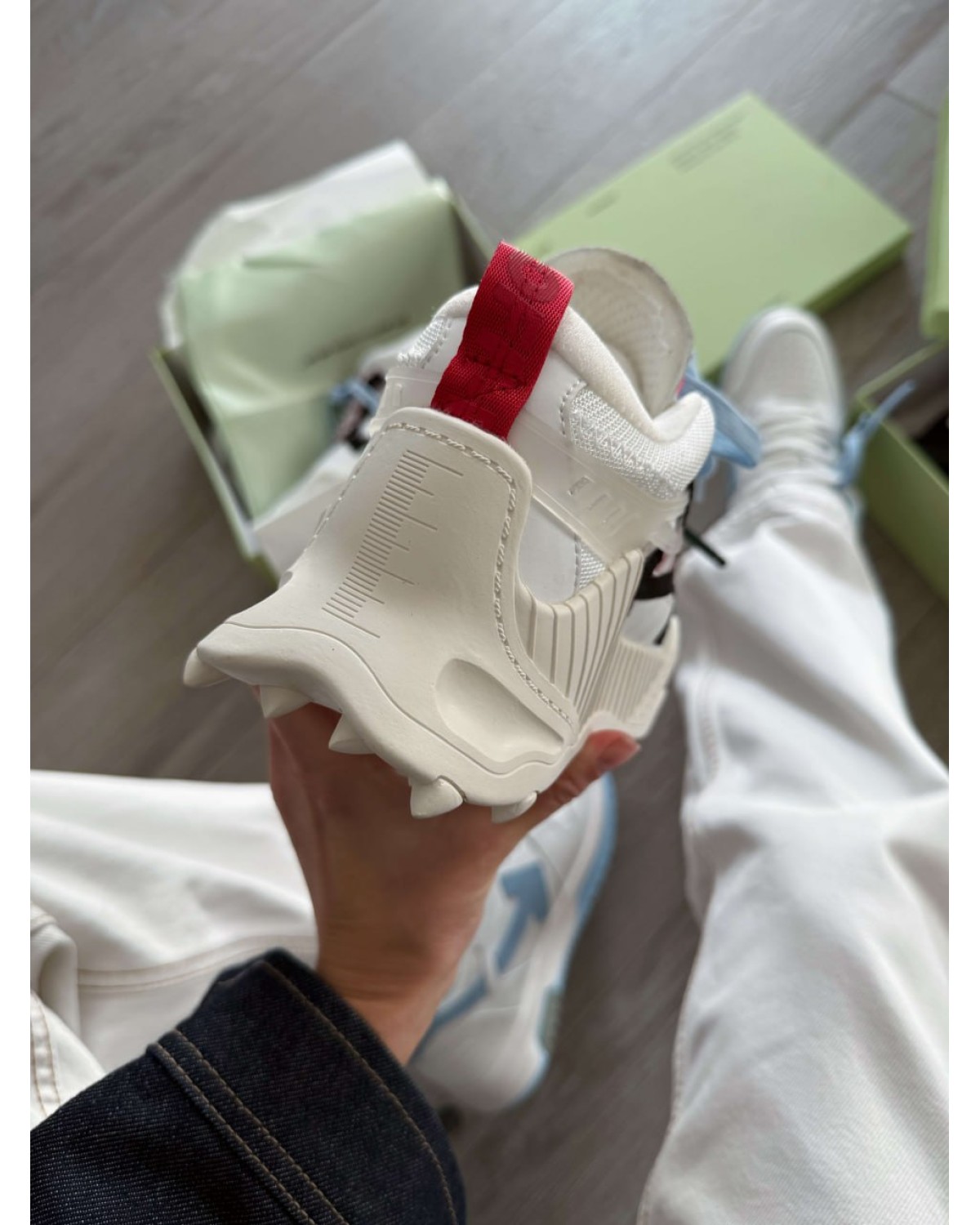 Off-White Odsy-1000  White Pink Black