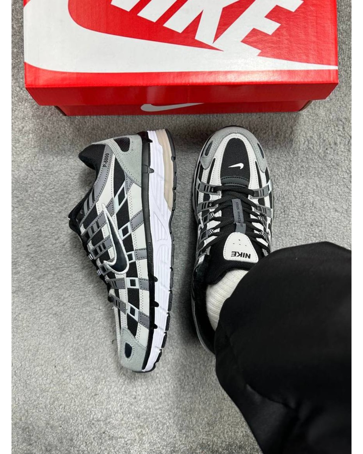 Nike P-6000 White Grey Gore Tex