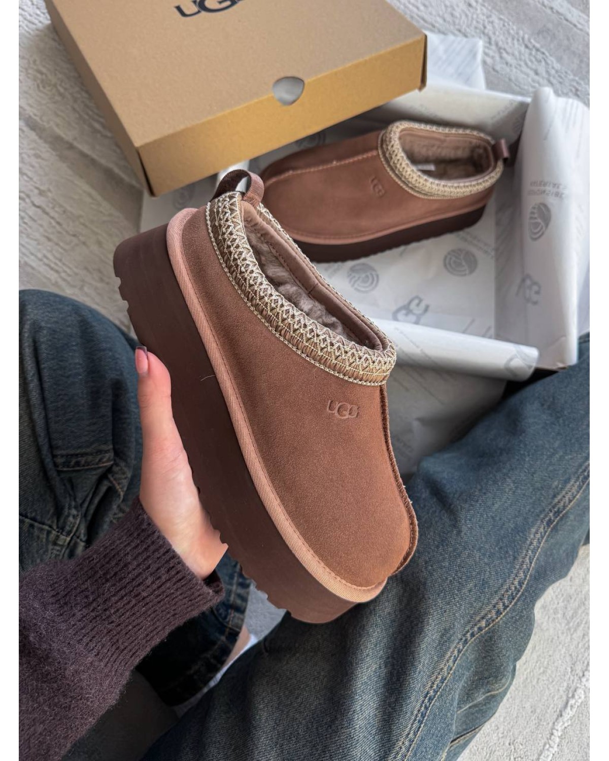 UGG Tasman Platform Light Brown