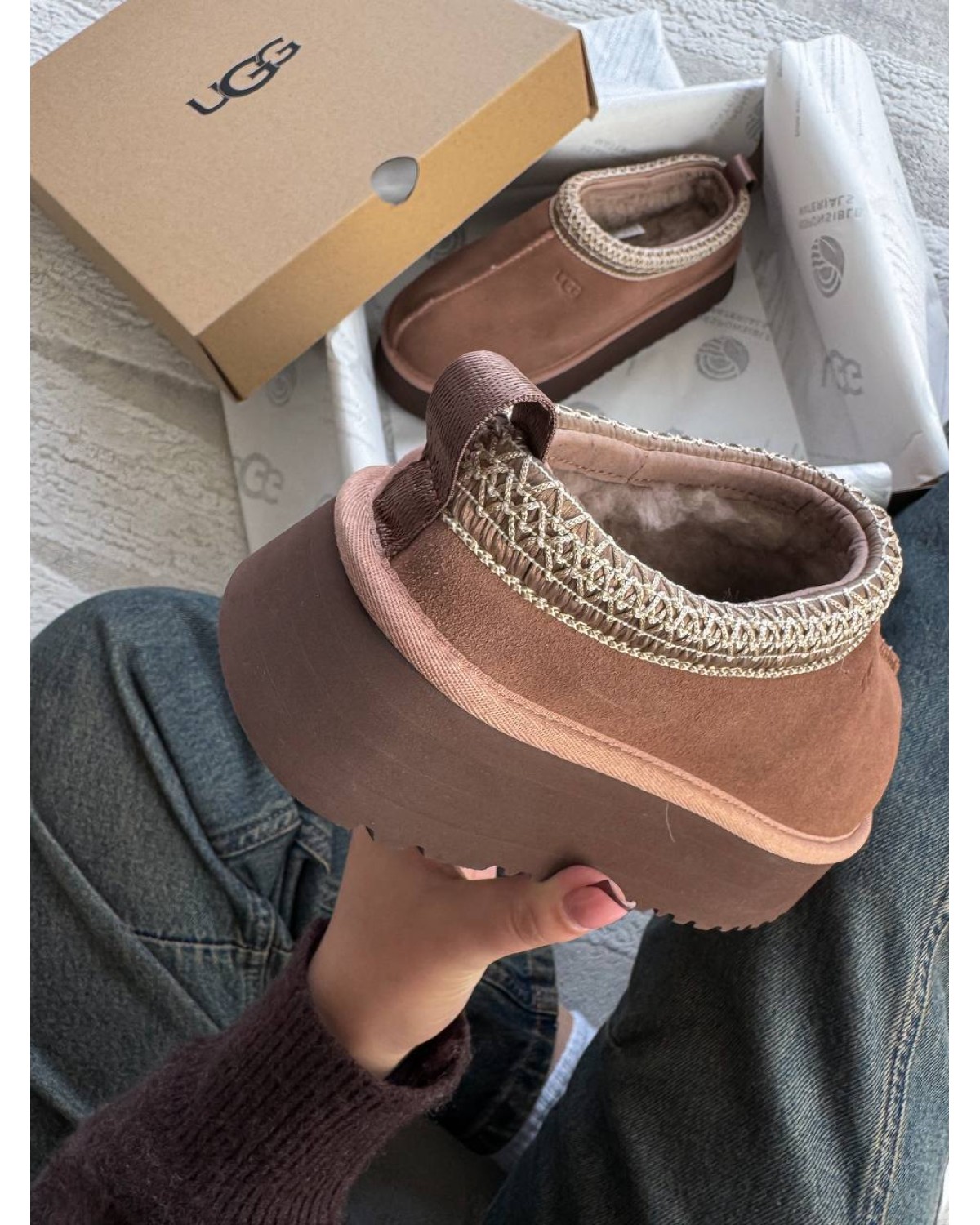 UGG Tasman Platform Light Brown