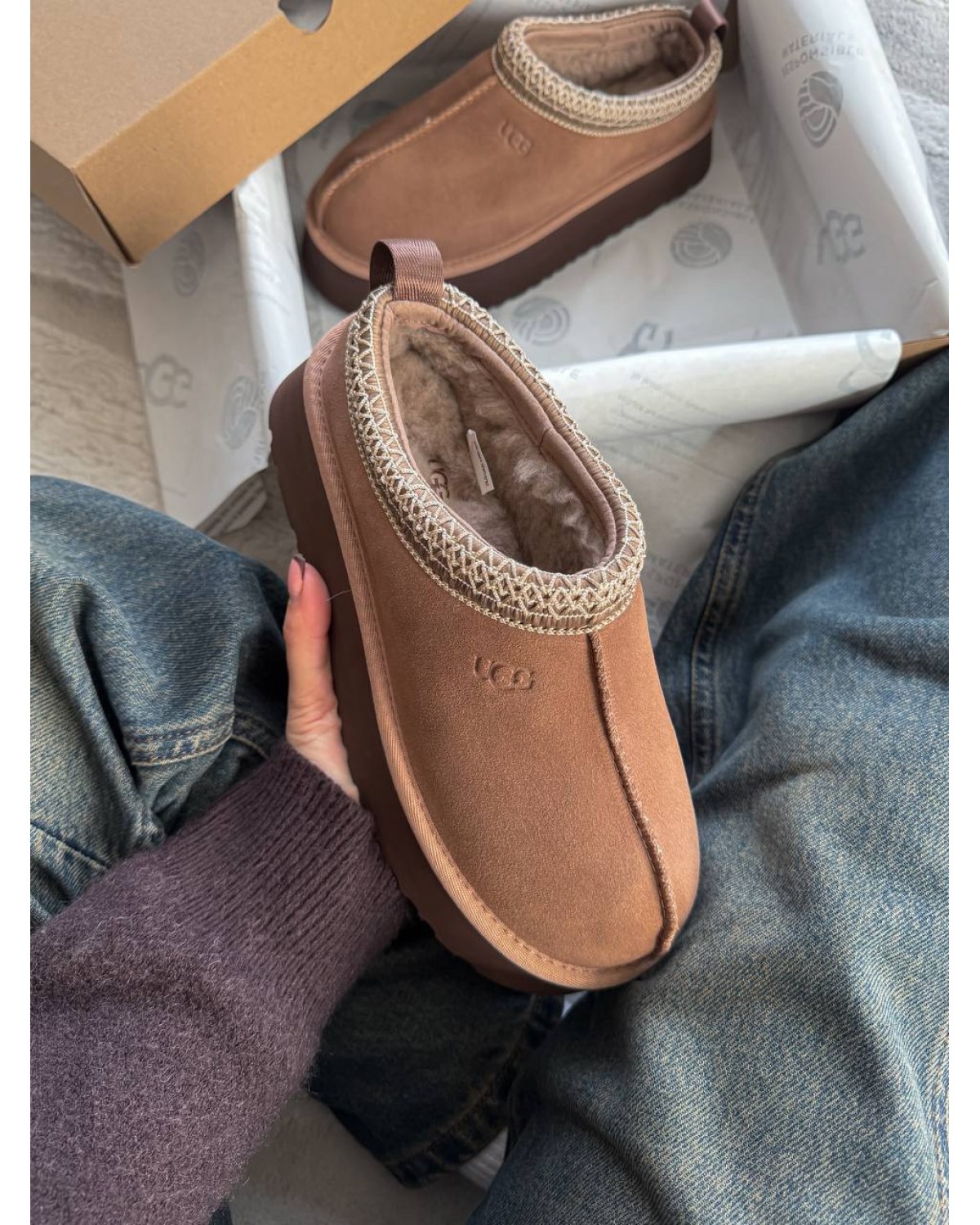 UGG Tasman Platform Light Brown