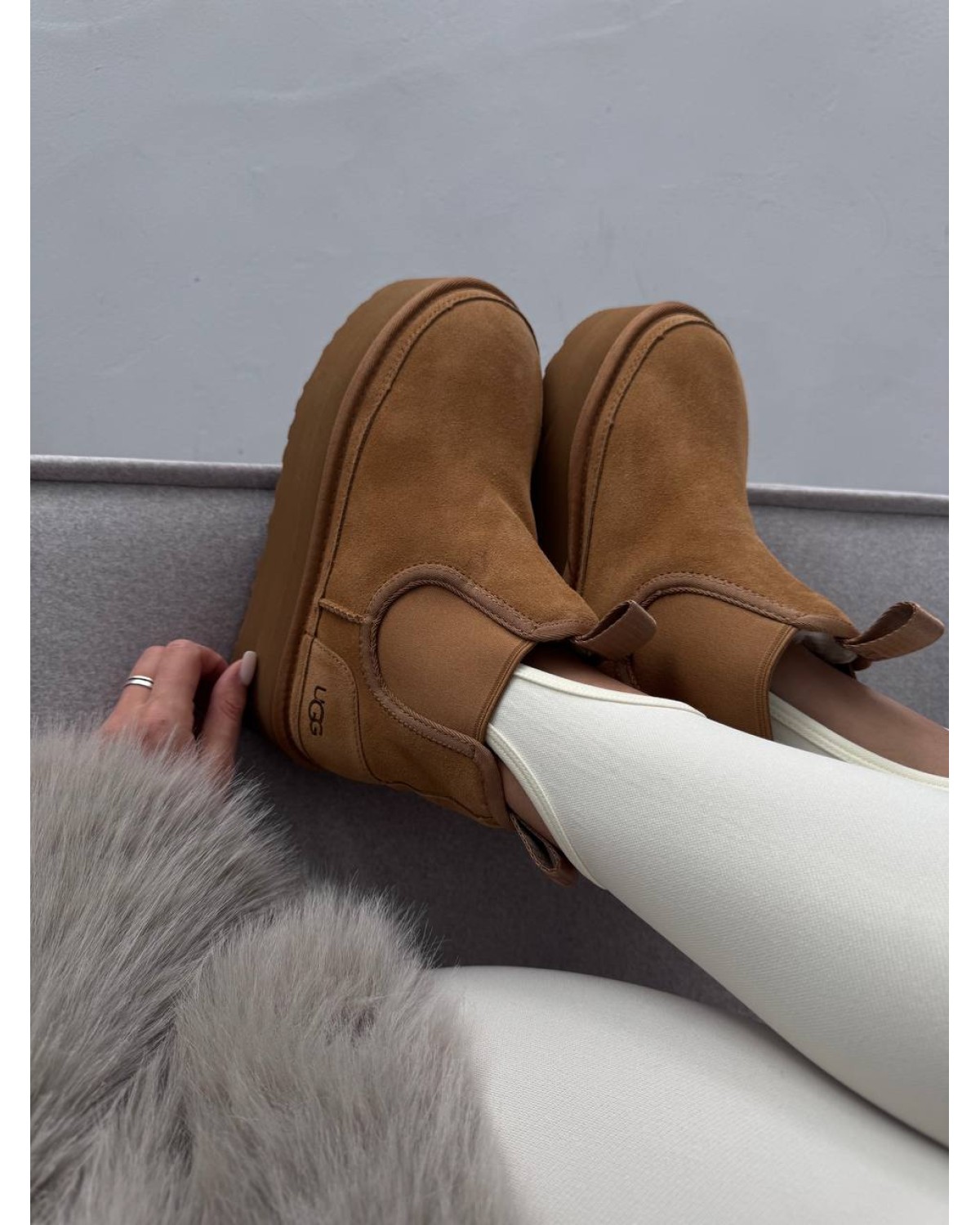 UGG Chelsea Mini Platform Chestnut