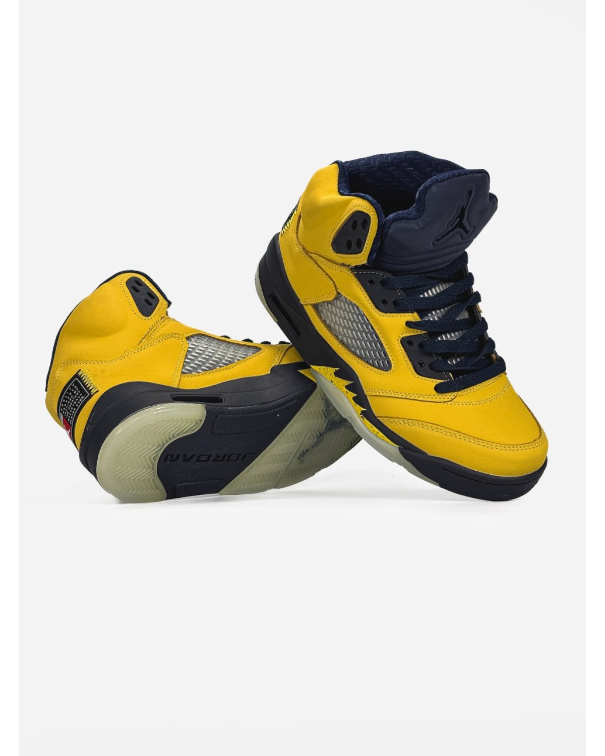 Nike Air Jordan 5 Retro Yellow/Blue