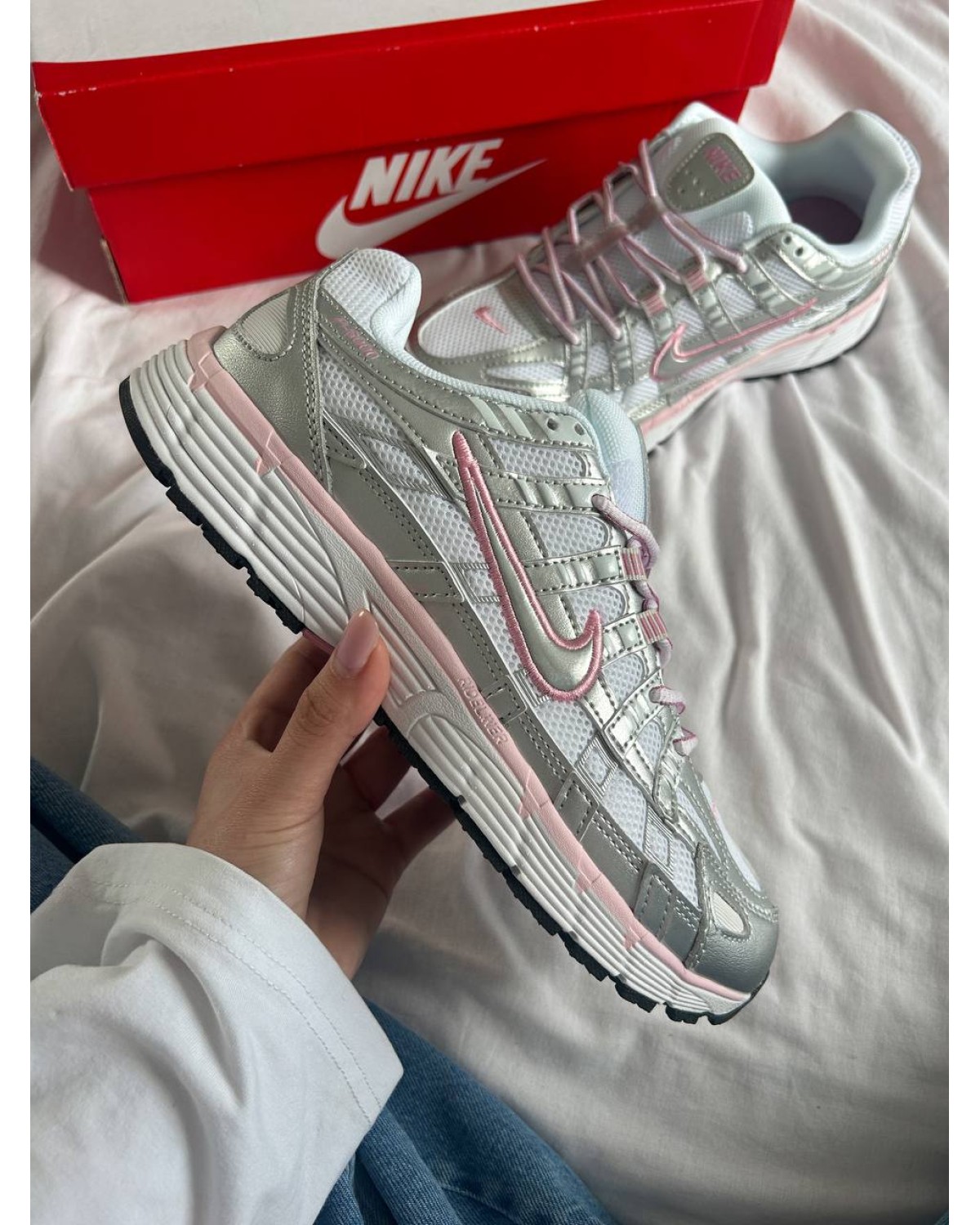 Nike P-6000 White Elemental Pink