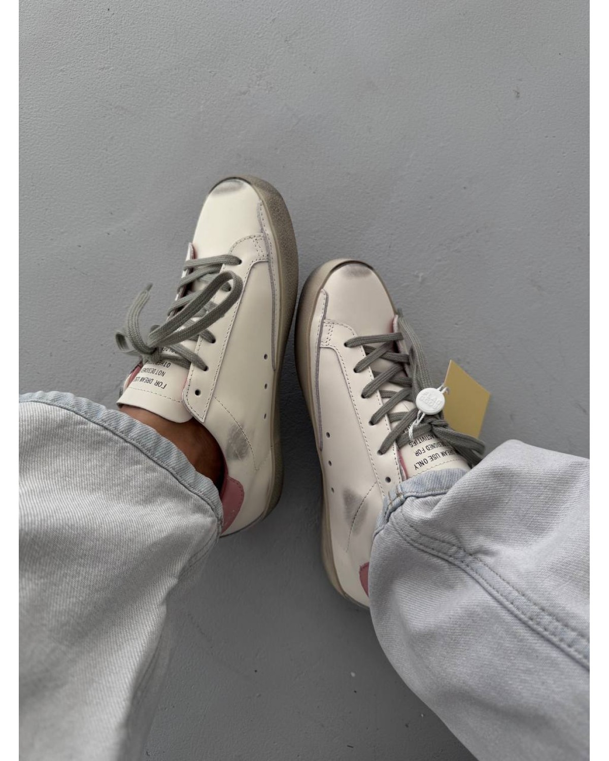 Golden Goose GGDB Star White/Grey/Pink