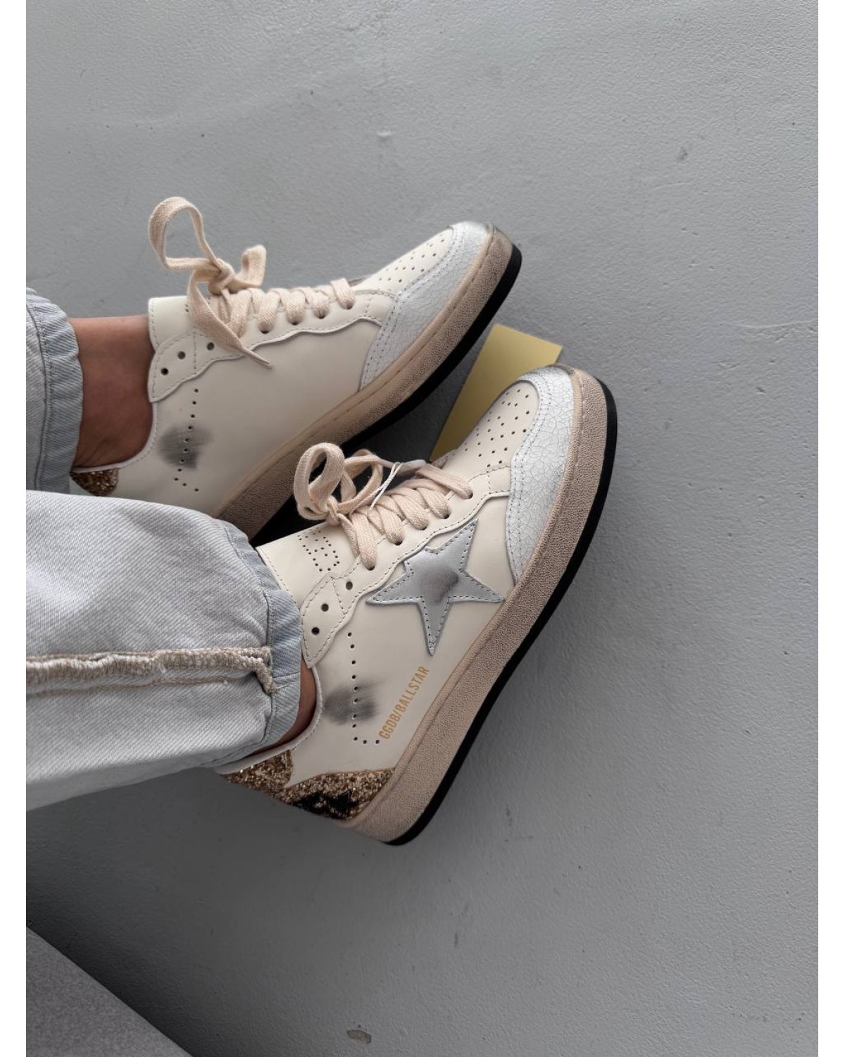 Golden Goose Ballstar Golden Cream