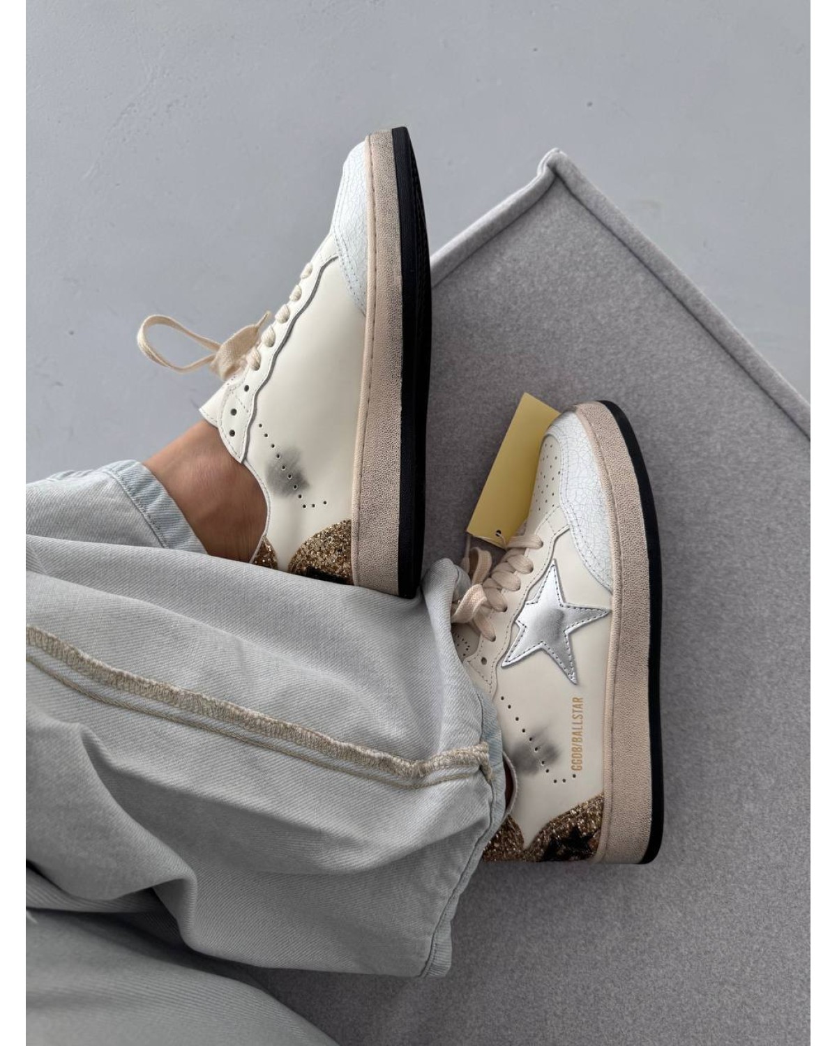 Golden Goose Ballstar Golden Cream