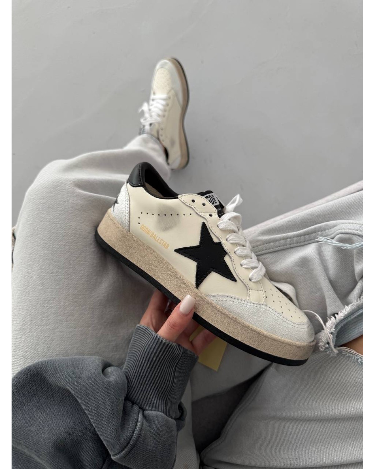 Golden Goose Ballstar Golden Cream