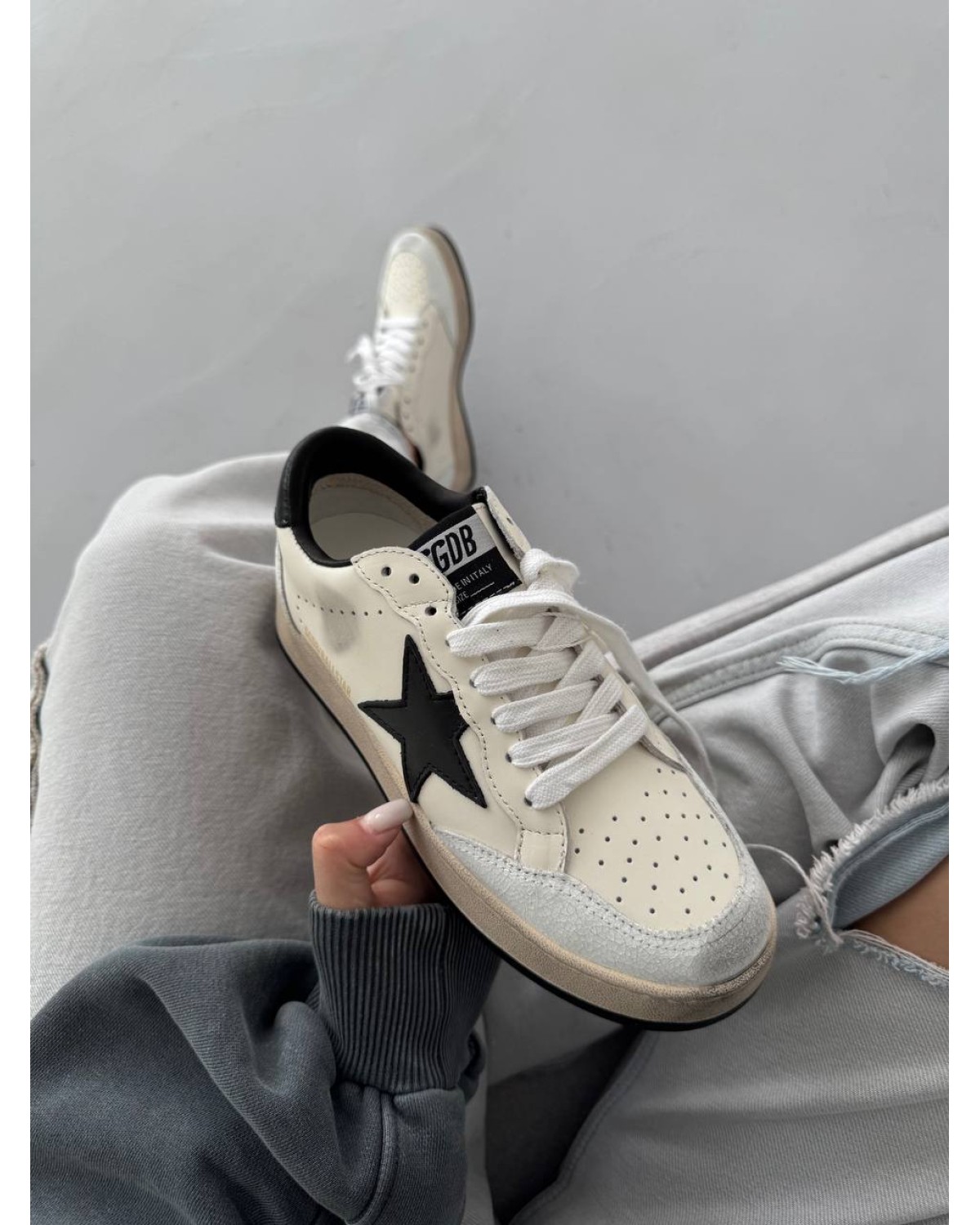 Golden Goose Ballstar Golden Cream