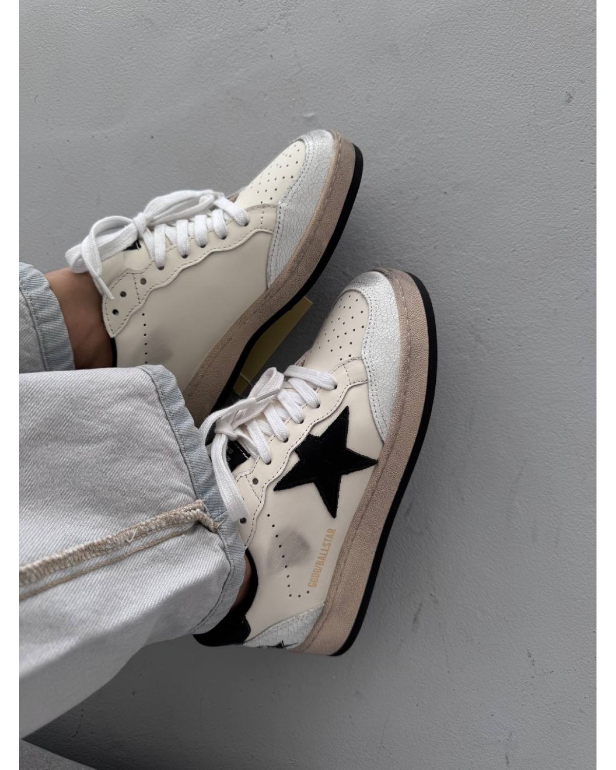 Golden Goose Ballstar Golden Cream