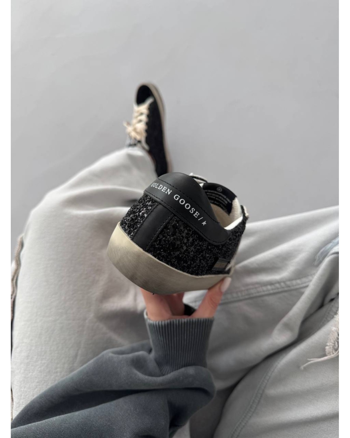 Golden Goose STAR Black Sparkles