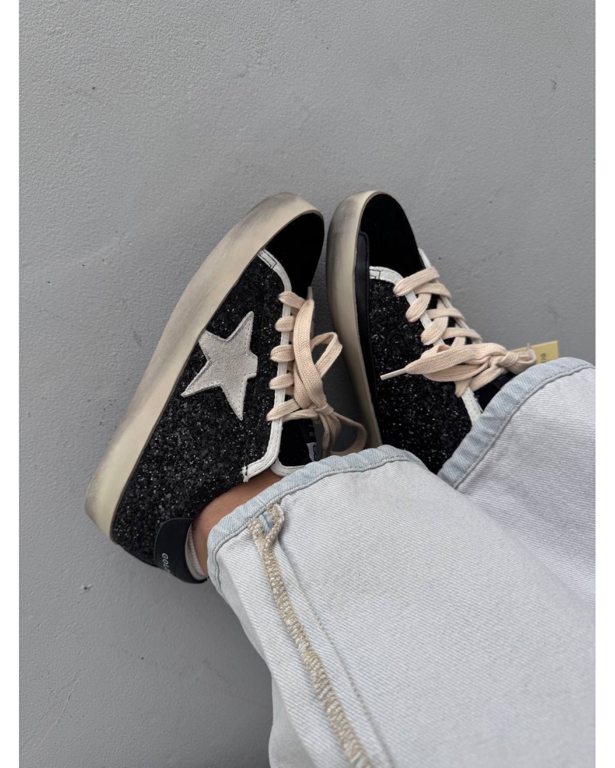 Golden Goose STAR Black Sparkles