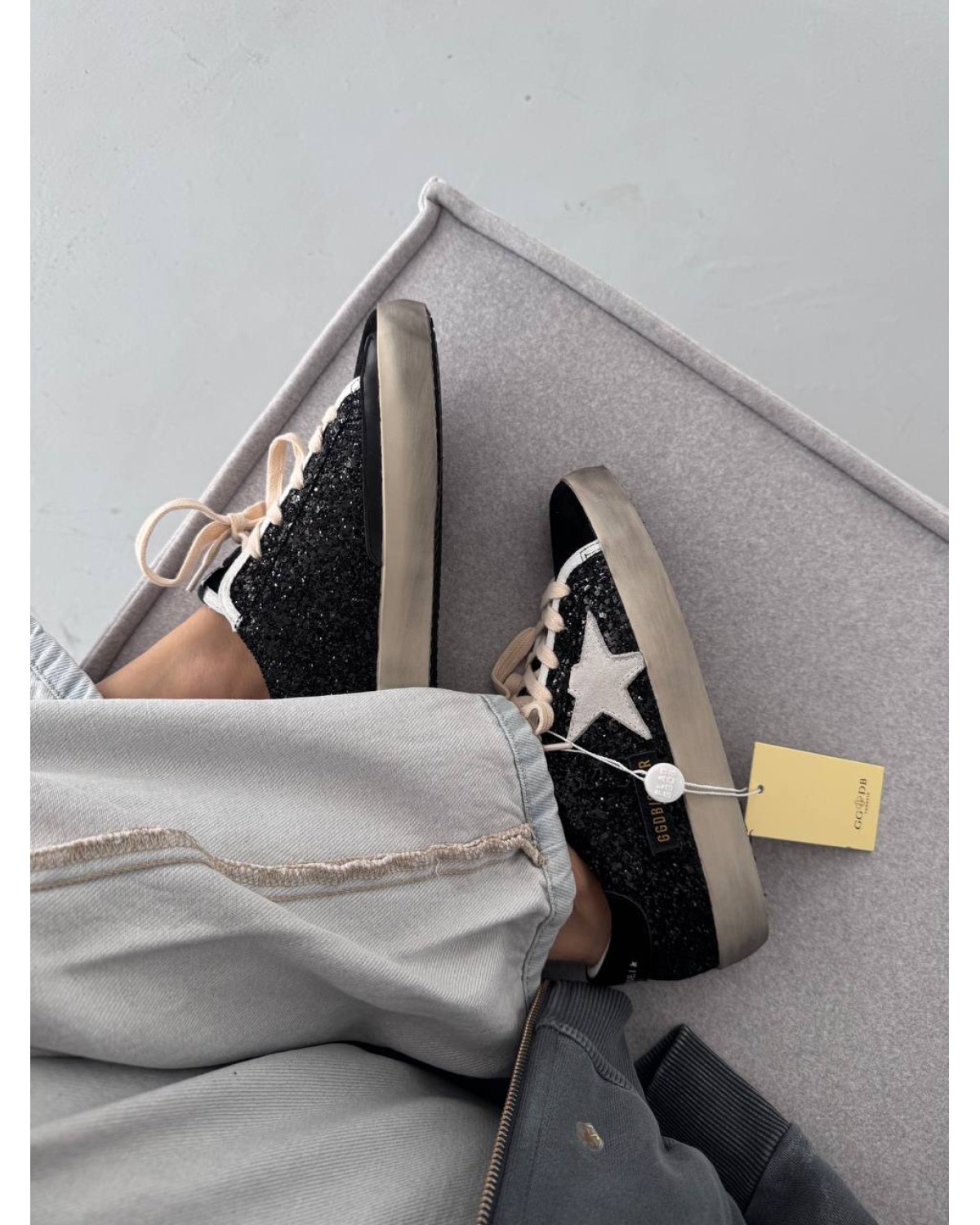 Golden Goose STAR Black Sparkles