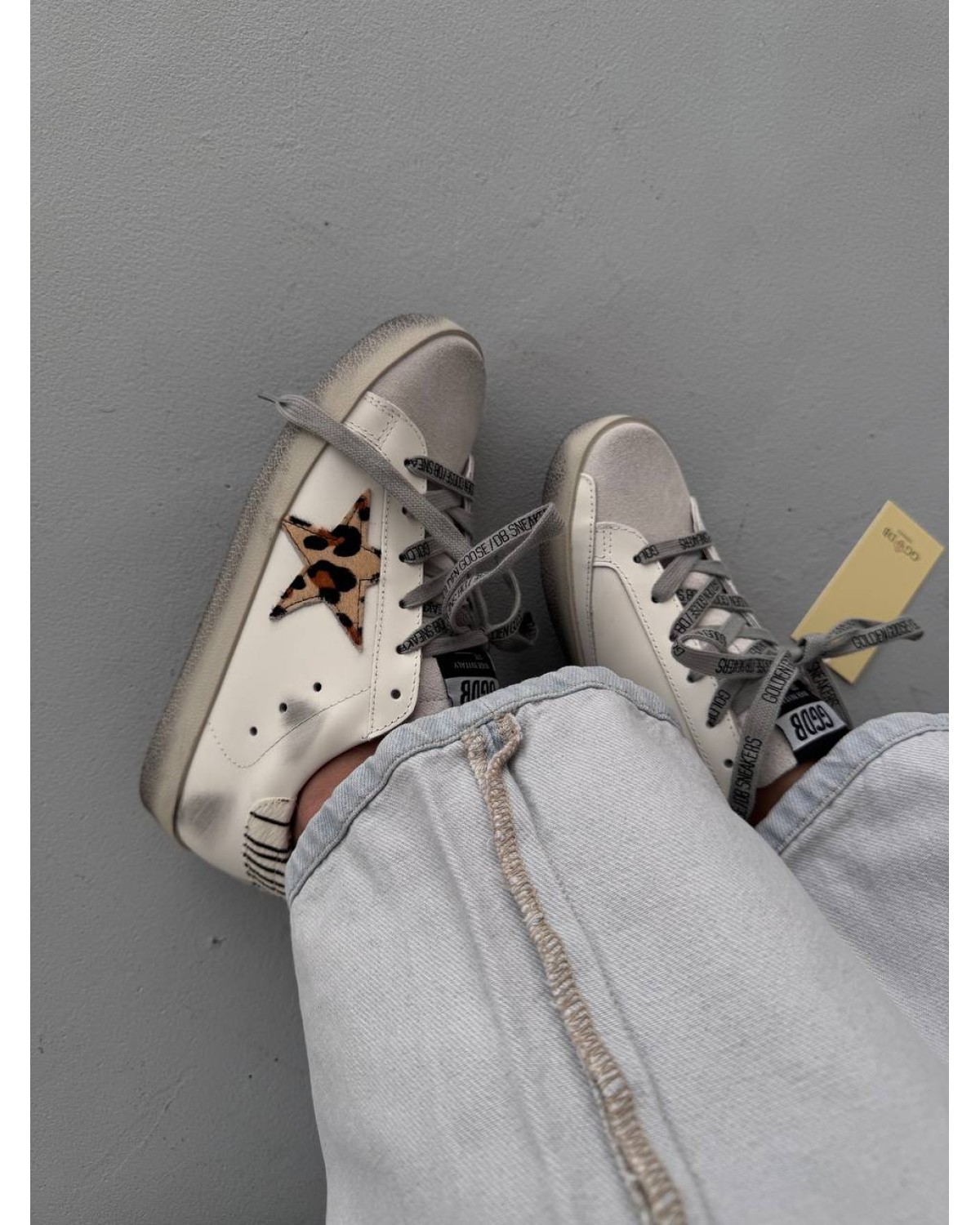 Golden Goose STAR White Zoo Print