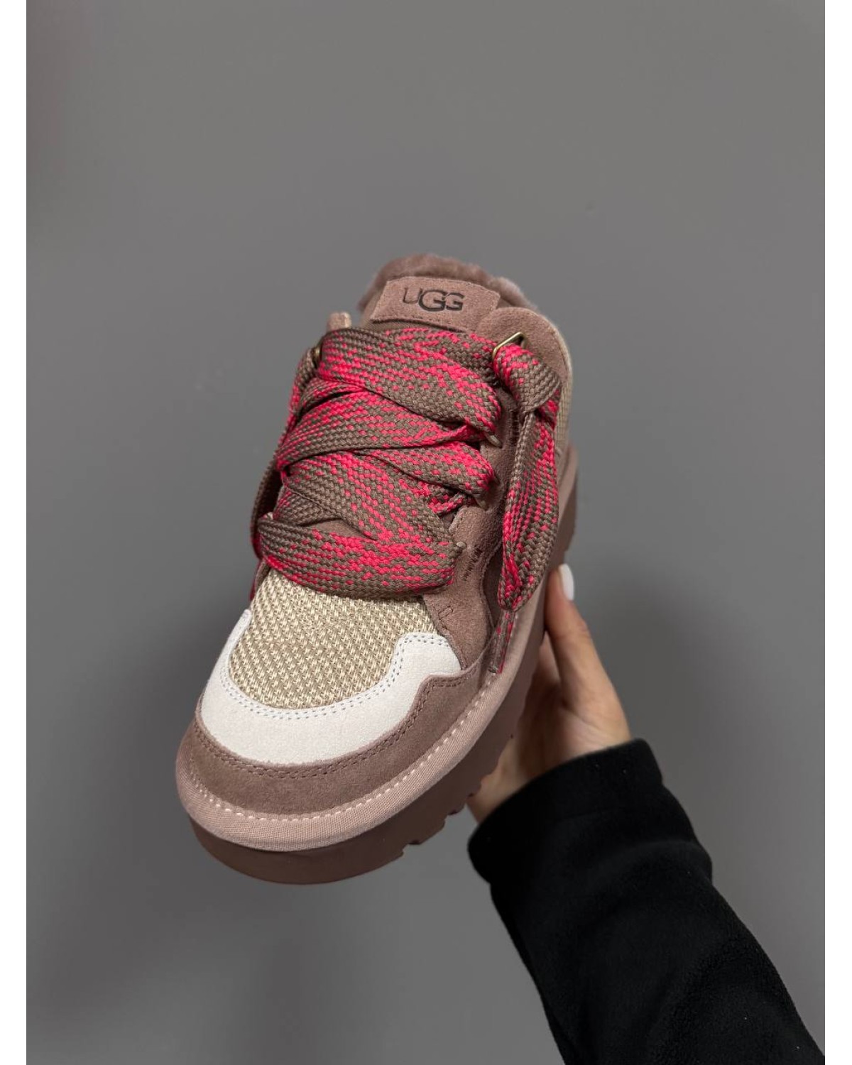 UGG Lowmel Sneakers Brown  Red