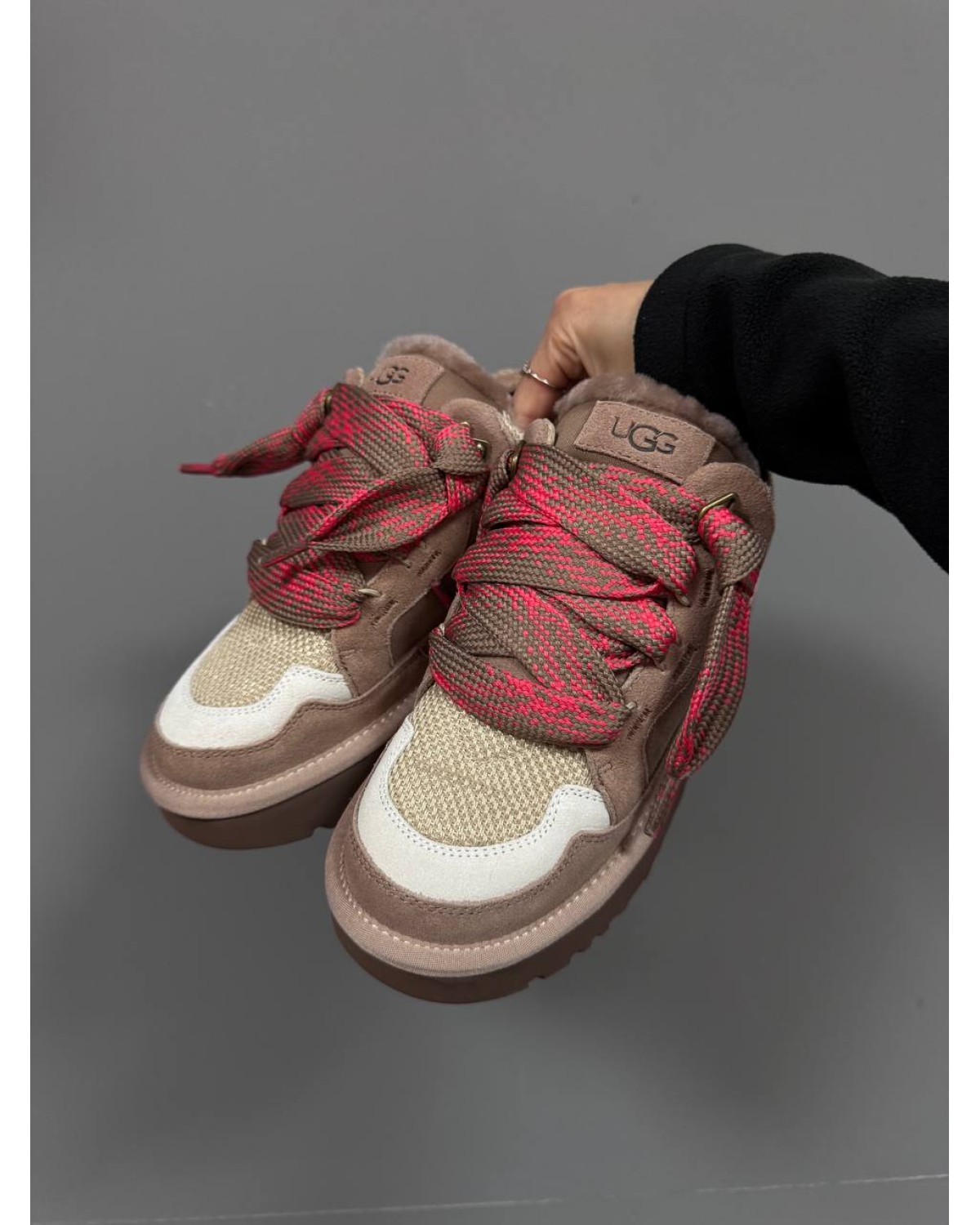 UGG Lowmel Sneakers Brown  Red