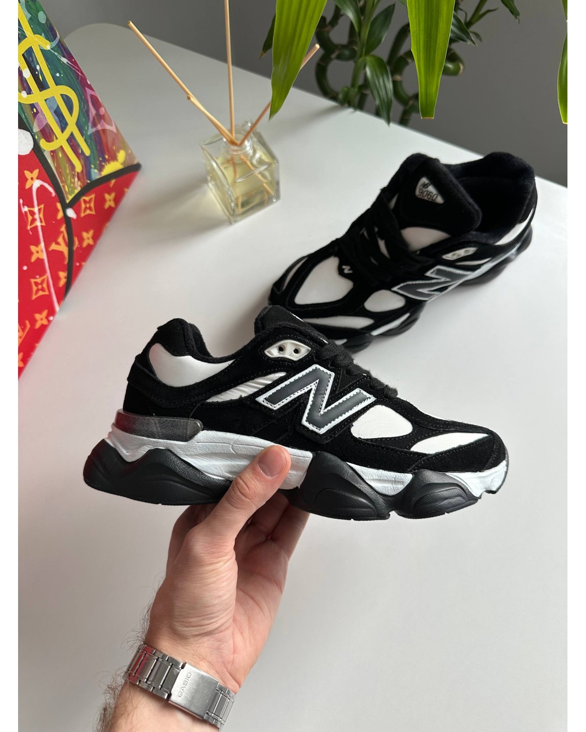 New Balance 9060 Black White Thermo