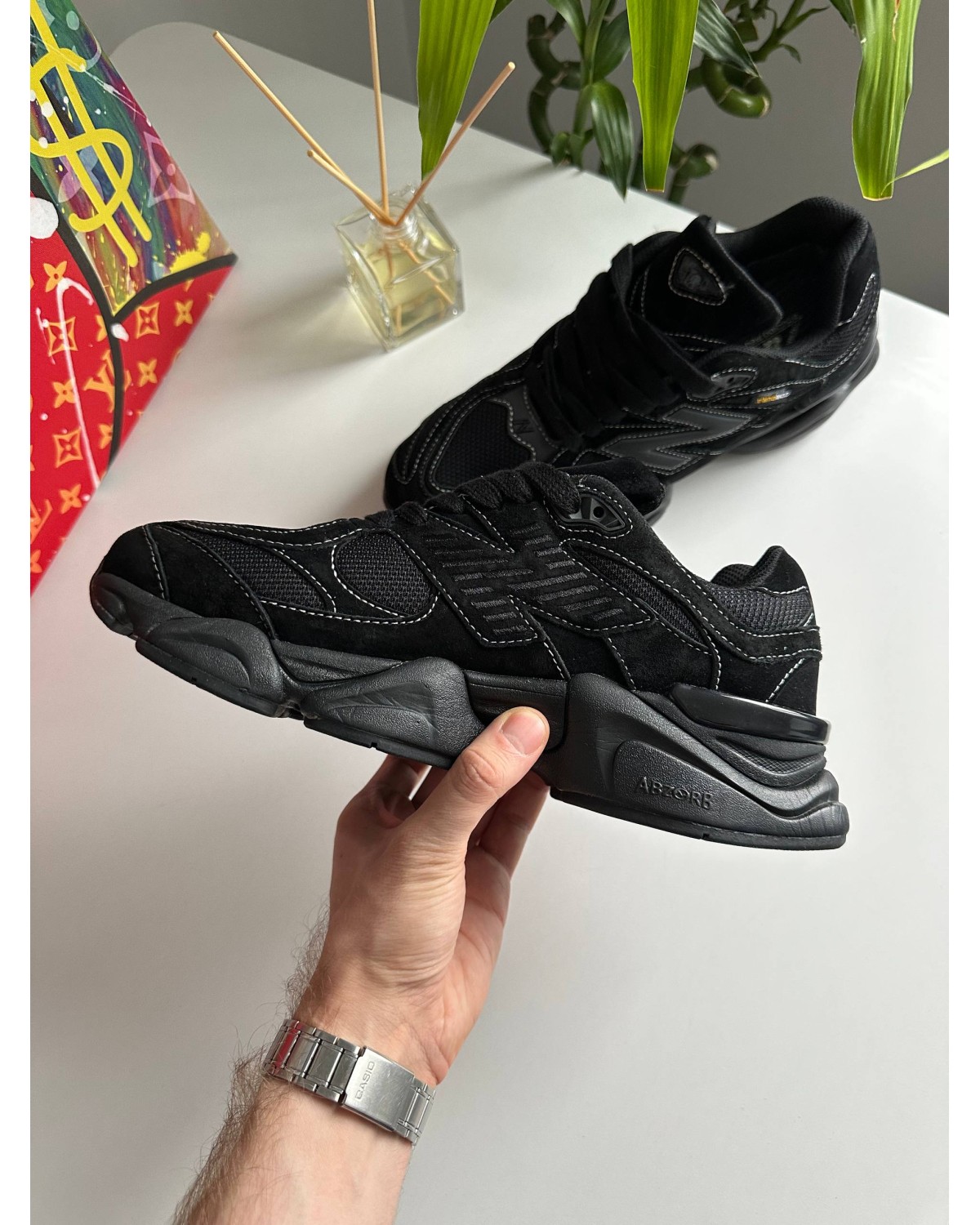 New Balance 9060 Total Black Thermo