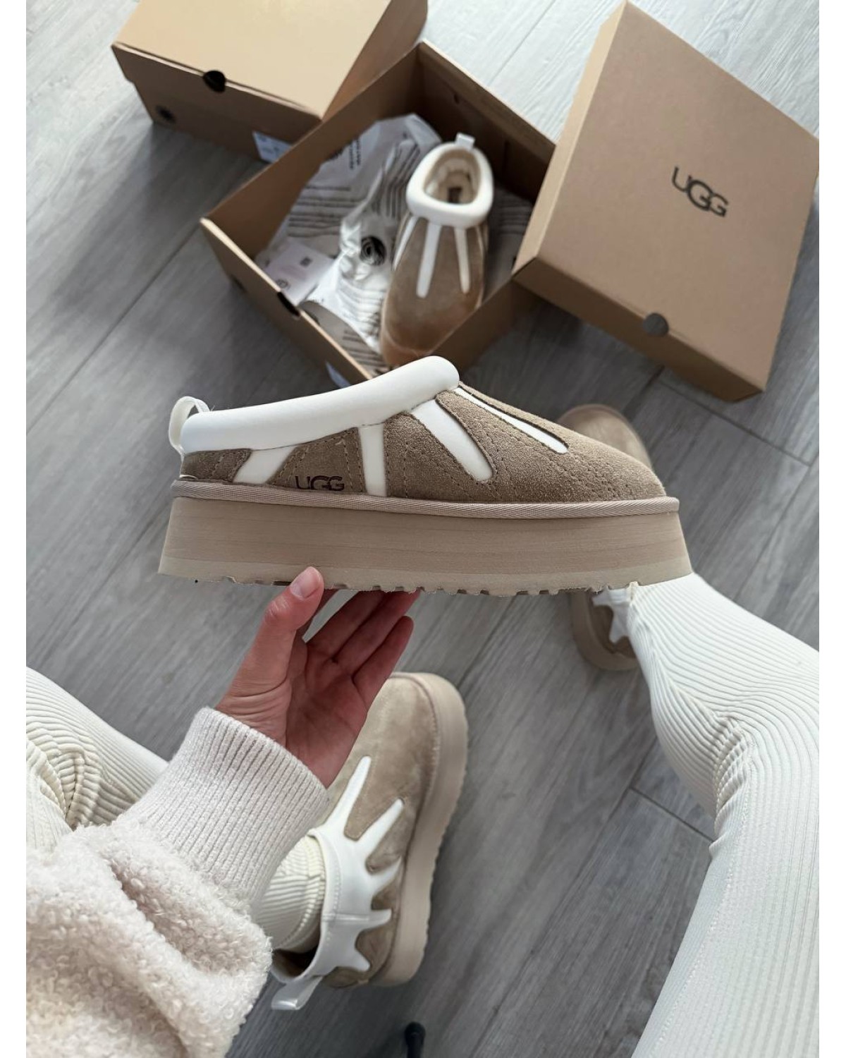 UGG Tazz Sunwave Slipper Mustard Seed