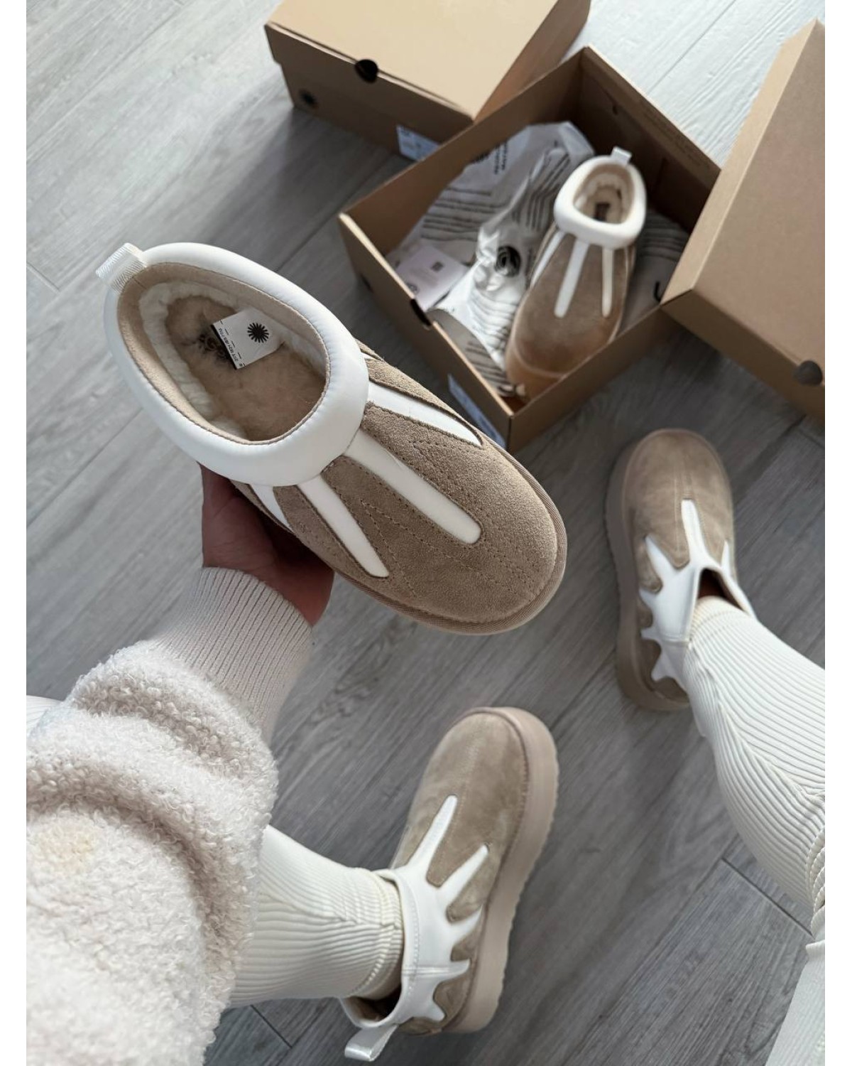 UGG Tazz Sunwave Slipper Mustard Seed